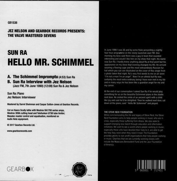 Hello Mr. Schimmel (7" VINYL) | Mint (M) Mint (M) Get Cheap Vinyl
