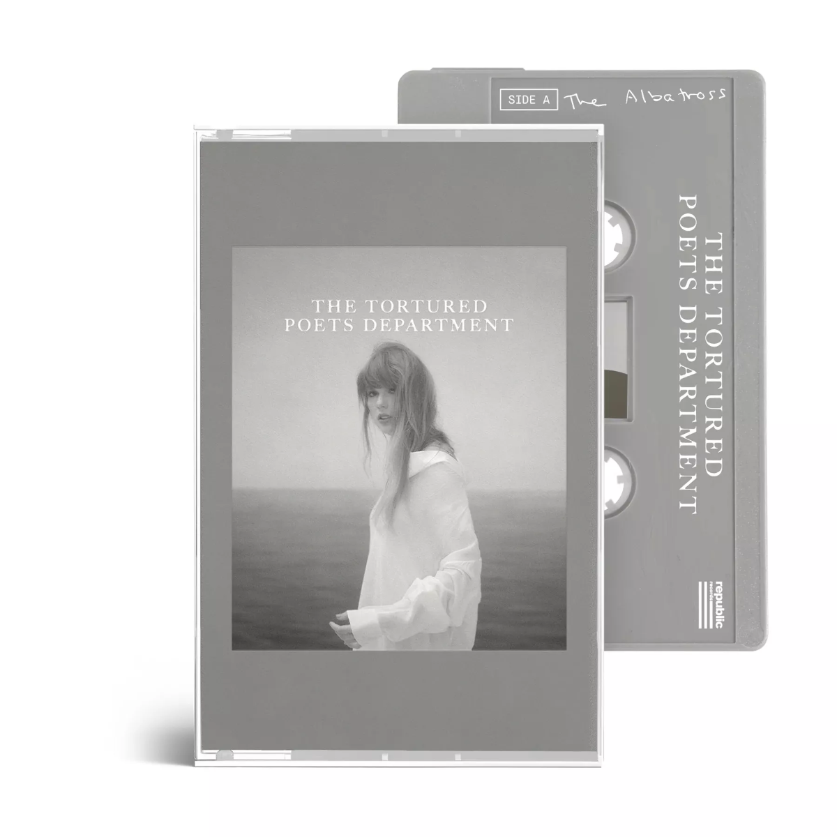THE TORTURED POETS DEPARTMENT (THE ALBATROSS COVER) (GRAY JEWEL CASE) (CASSETTE) | Get Cheap Vinyl