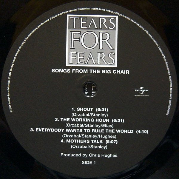 Songs From The Big Chair | Mint (M) Mint (M) Get Cheap Vinyl