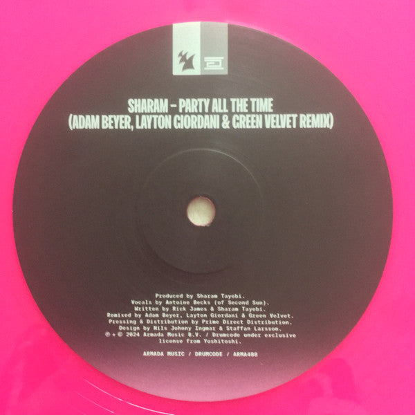 Party All The Time (REMIXES) (PINK VINYL) | Mint (M) Mint (M) Get Cheap Vinyl