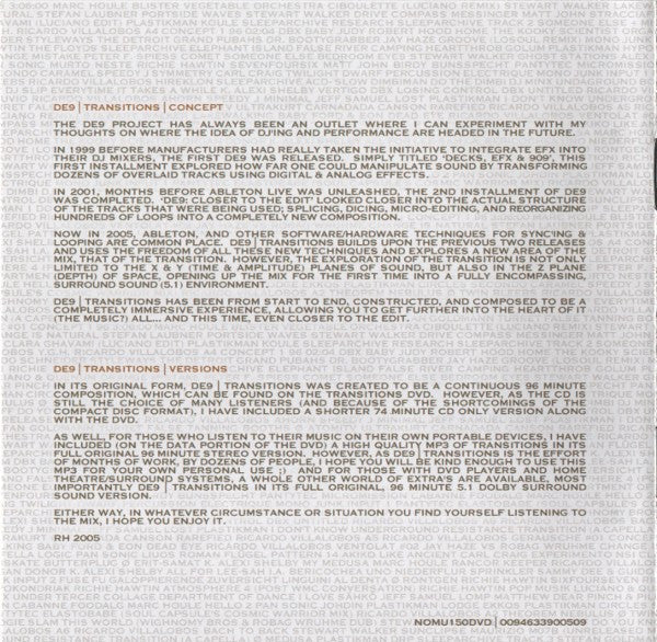 DE9 | Transitions | Mint (M) Mint (M) Get Cheap Vinyl