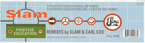 Positive Education (Remixes By Slam & Carl Cox) | Excellent (EX) Very Good Plus (VG+) Get Cheap Vinyl