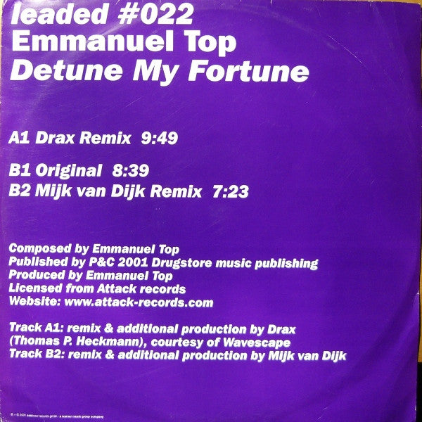Detune My Fortune | Get Cheap Vinyl