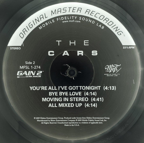 The Cars | Mint (M) Mint (M) Get Cheap Vinyl