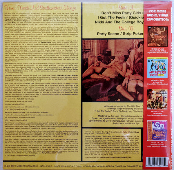 Party Girls (Original Motion Picture Soundtrack) | Mint (M) Mint (M) Get Cheap Vinyl