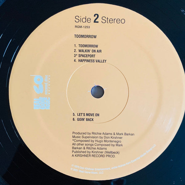 Toomorrow | Mint (M) Mint (M) Get Cheap Vinyl