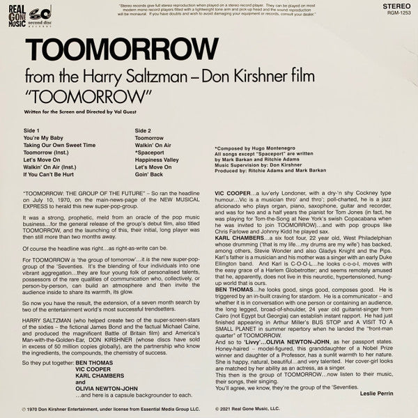 Toomorrow | Mint (M) Mint (M) Get Cheap Vinyl