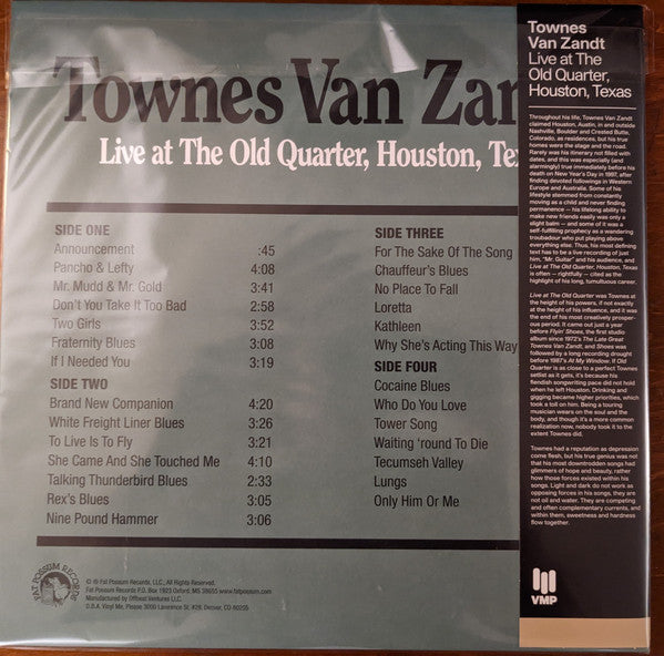 Live At The Old Quarter, Houston, Texas (VINYL) | Mint (M) Mint (M) Get Cheap Vinyl