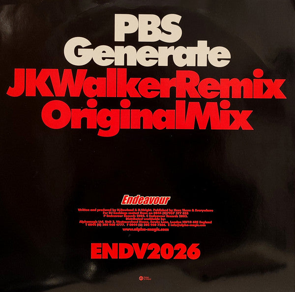 Generate | Excellent (EX) Very Good Plus (VG+) Get Cheap Vinyl