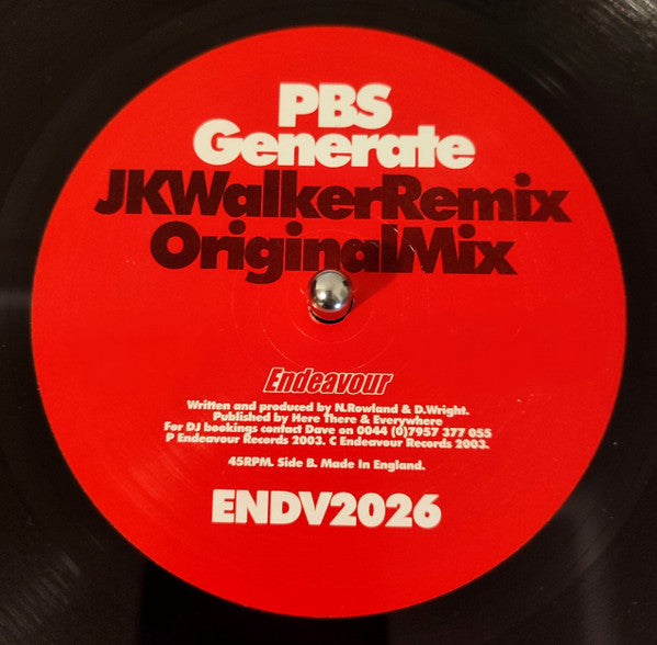 Generate | Excellent (EX) Very Good Plus (VG+) Get Cheap Vinyl