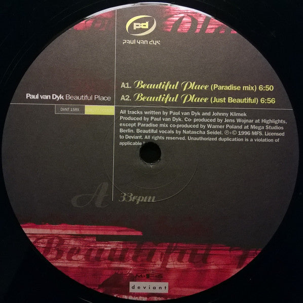 Beautiful Place (Salt Tank Remix)(VINYL) | Excellent (EX) Excellent (EX) Get Cheap Vinyl