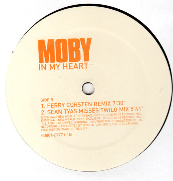 In This World / In My Heart | Excellent (EX) Excellent (EX) Get Cheap Vinyl