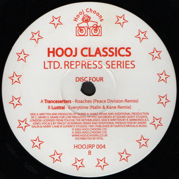 Hooj Classics Ltd. Repress Series Disc Four | Very Good Plus (VG+) Very Good (VG) Get Cheap Vinyl