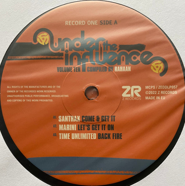 Under The Influence Volume Ten (A Collection Of Rare Funk & Disco) | Mint (M) Mint (M) Get Cheap Vinyl