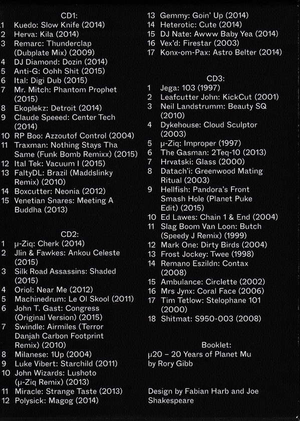 µ20 - 20 Years Of Planet Mu | Mint (M) Mint (M) Get Cheap Vinyl