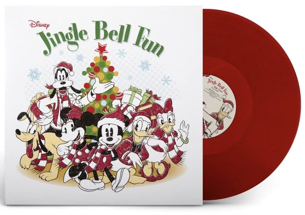 Disney Jingle Bell Fun (Limited Edition, Translucent Red Colored Vinyl, Collectible Poster) | Mint (M) Mint (M) Get Cheap Vinyl