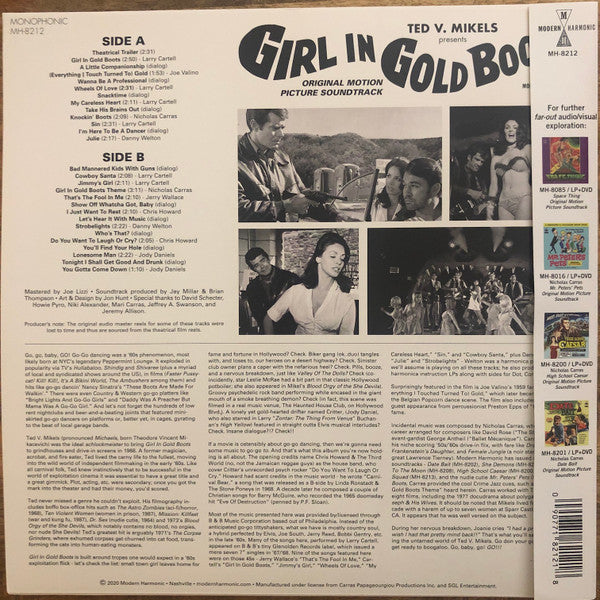 Girl In Gold Boots ~ Original Motion Picture Soundtrack | Mint (M) Mint (M) Get Cheap Vinyl