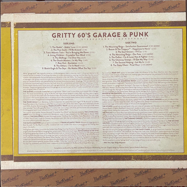 Gritty 60's Garage & Punk | Mint (M) Mint (M) Get Cheap Vinyl