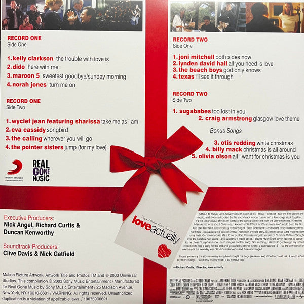 Love Actually (The Original Motion Picture Soundtrack) | Mint (M) Mint (M) Get Cheap Vinyl