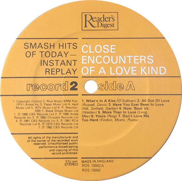 Smash Hits Of Today - Instant Replay | Near Mint (NM) Near Mint (NM) Get Cheap Vinyl