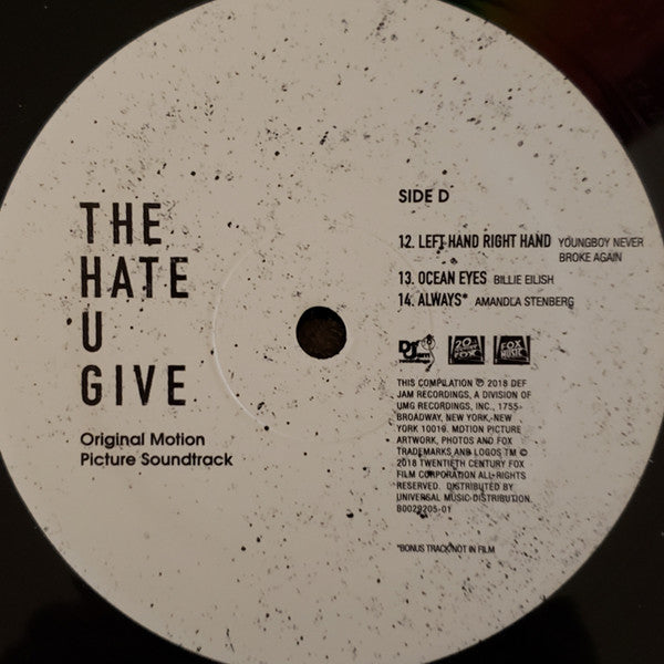 The Hate U Give (Original Motion Picture Soundtrack) | Mint (M) Mint (M) Get Cheap Vinyl