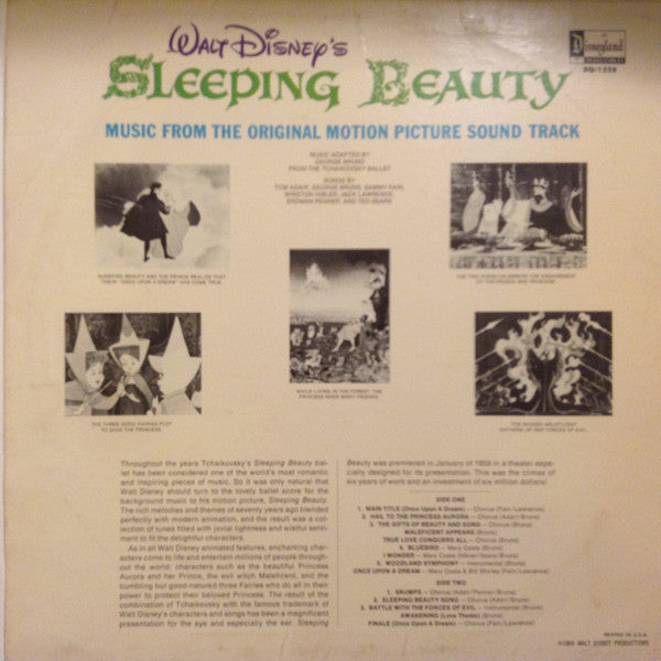Walt Disney's Sleeping Beauty (Music From The Original Motion Picture Sound Track) | Very Good Plus (VG+) Near Mint (NM) Get Cheap Vinyl
