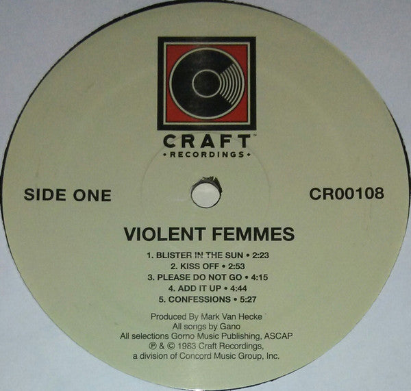 Violent Femmes Violent Femmes Craft Recordings LP, Album, RE, RM, 180 Mint (M) Mint (M) Get Cheap Vinyl