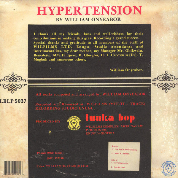 Hypertension | Mint (M) Mint (M) Get Cheap Vinyl