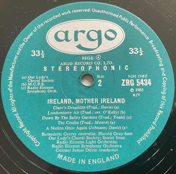 Ireland, Mother Ireland *UK* | Near Mint (NM) Near Mint (NM) Get Cheap Vinyl