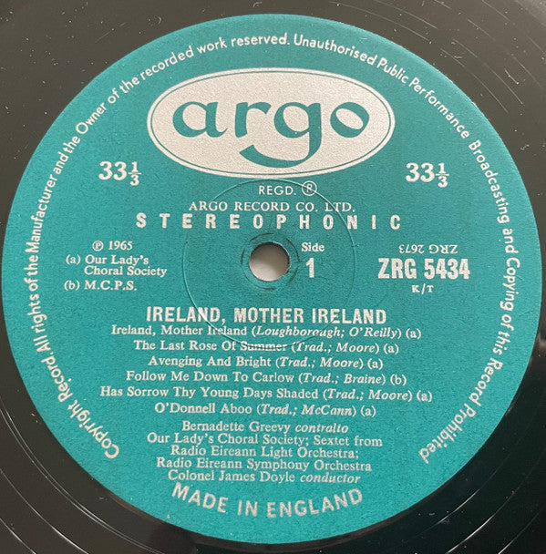 Ireland, Mother Ireland *UK* | Near Mint (NM) Near Mint (NM) Get Cheap Vinyl