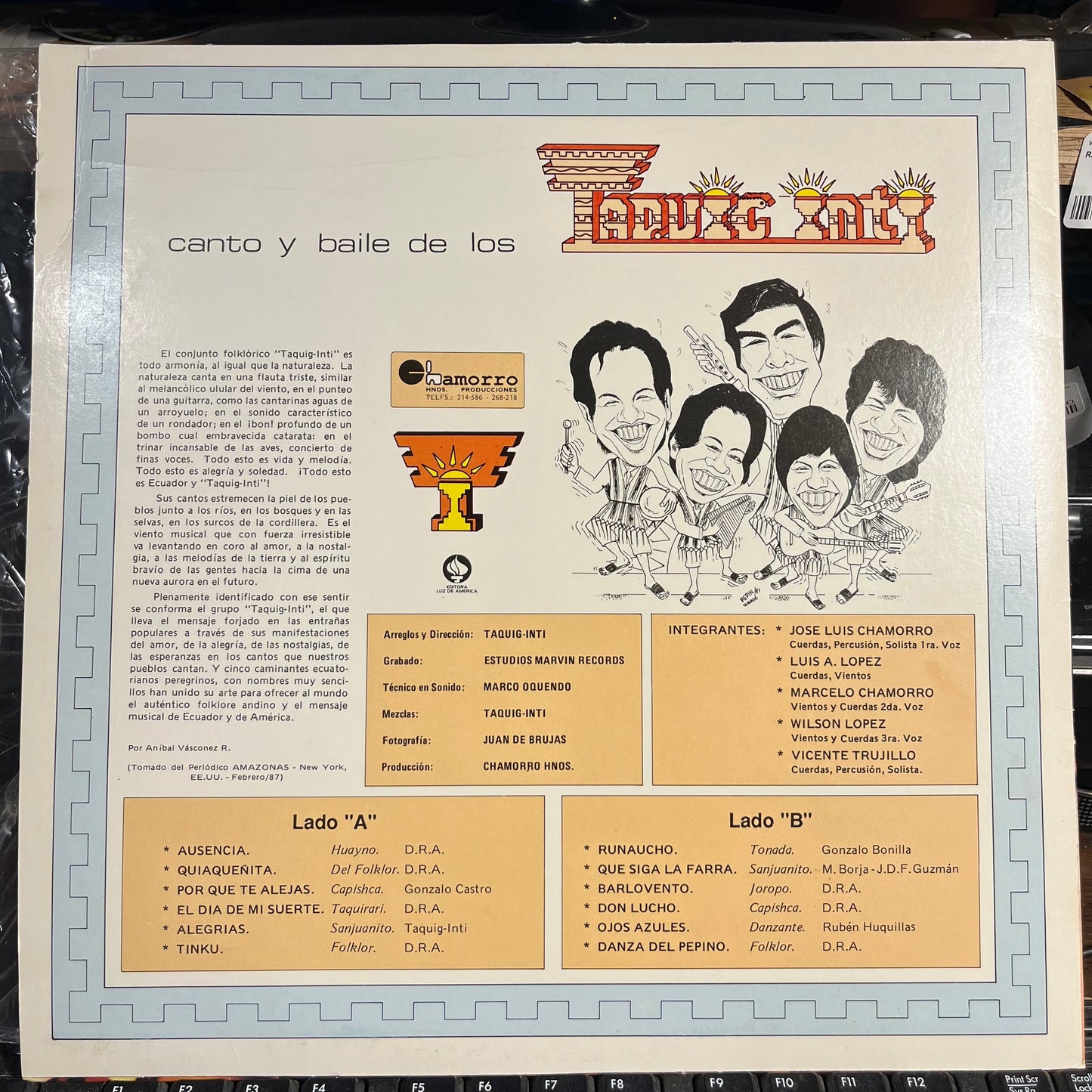 Taquig Inti | Near Mint (NM) Near Mint (NM) Get Cheap Vinyl
