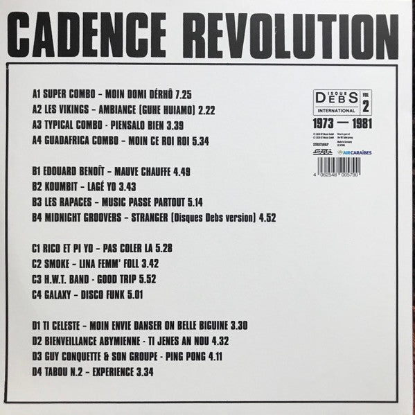 Disques Debs International Vol 2 (Cadence Revolution 1973-1981)(2xVINYL) | Mint (M) Mint (M) Get Cheap Vinyl