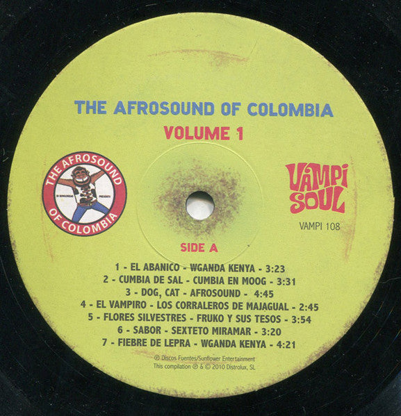The Afrosound Of Colombia Volume 1 *LIGHT CREASE*(3xVINYL) | Mint (M) Excellent+ (EX+) Get Cheap Vinyl