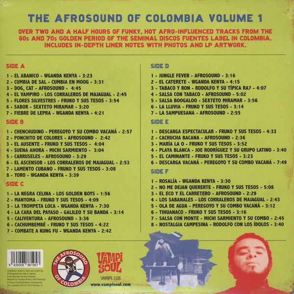 The Afrosound Of Colombia Volume 1 *LIGHT CREASE*(3xVINYL) | Mint (M) Excellent+ (EX+) Get Cheap Vinyl