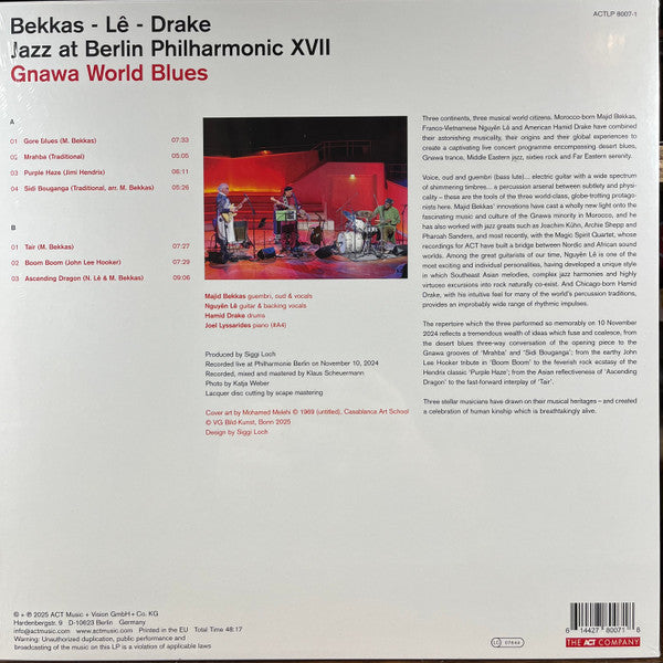 Jazz At Berling Philharmonic XVII : Gnawa World Blues (VINYL) | Mint (M) Mint (M) Get Cheap Vinyl