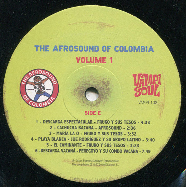 The Afrosound Of Colombia Volume 1 *LIGHT CREASE*(3xVINYL) | Mint (M) Excellent+ (EX+) Get Cheap Vinyl