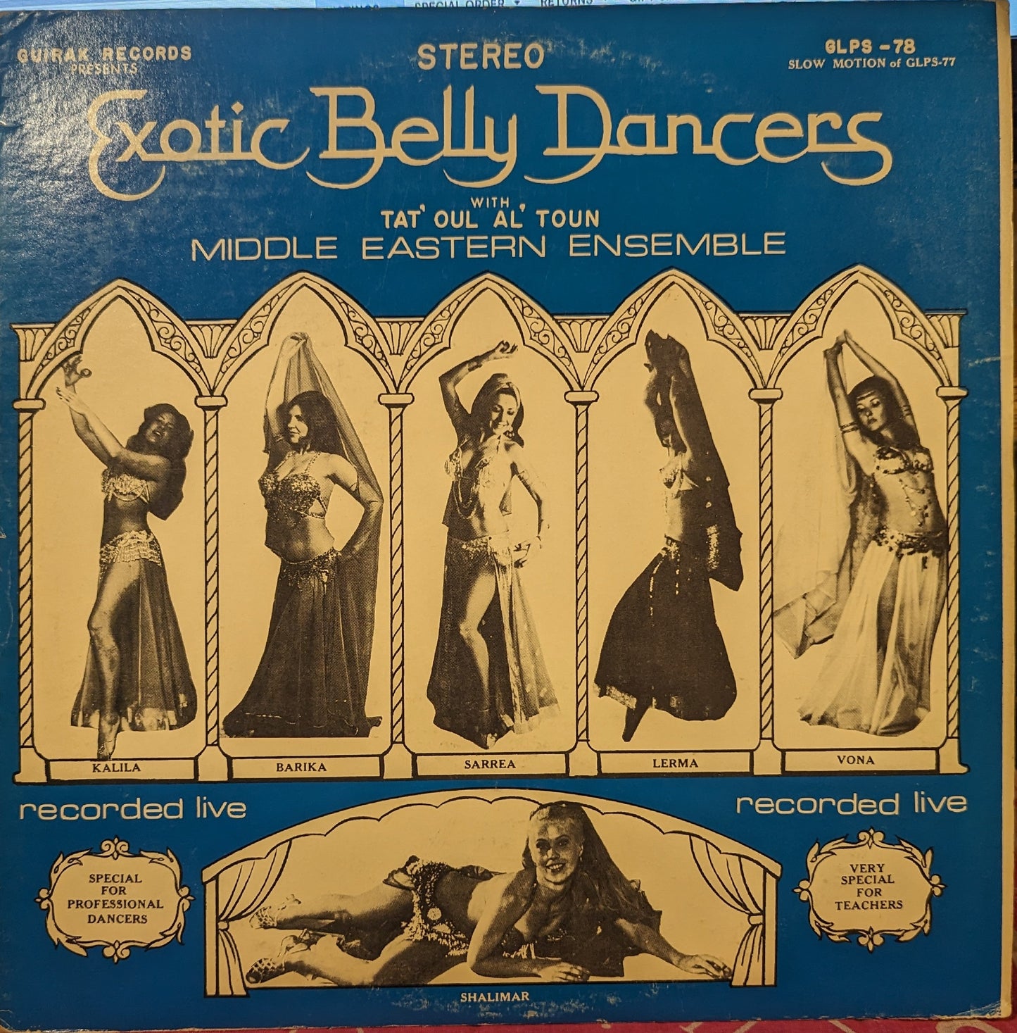 Exotic Belly Dancers *SIGNED* - Volume 2 | Excellent (EX) Very Good Plus (VG+) Get Cheap Vinyl