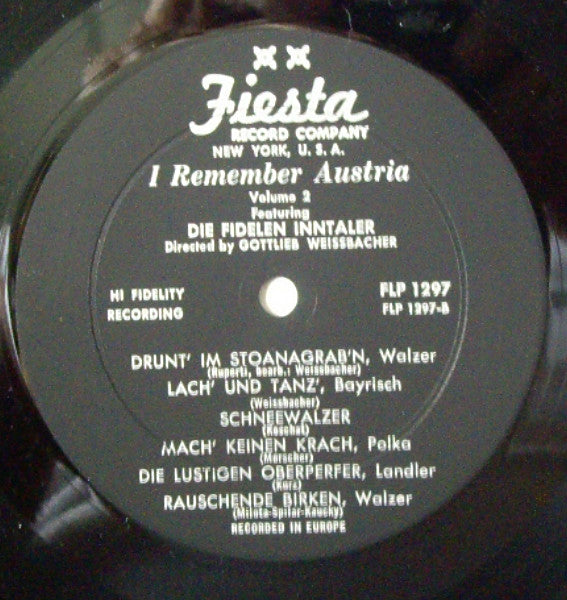 I Remember Austria Volume 2 (VINYL) | Excellent+ (EX+) Excellent+ (EX+) Get Cheap Vinyl
