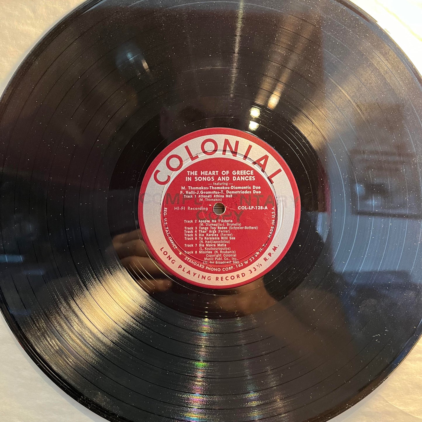 The Heart Of Greece In Songs And Dances *PROMO* | Excellent (EX) Very Good (VG) Get Cheap Vinyl