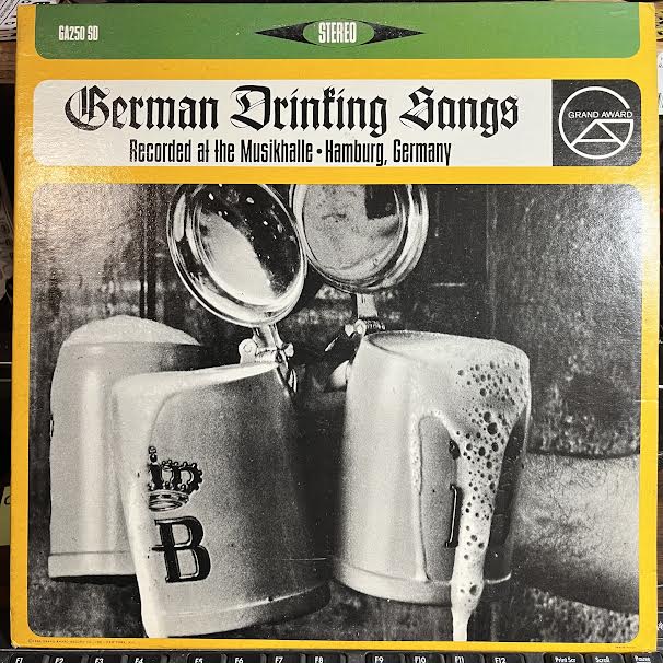 German Drinking Songs (VINYL) | Near Mint (NM or M-) Near Mint- (NM-) Get Cheap Vinyl
