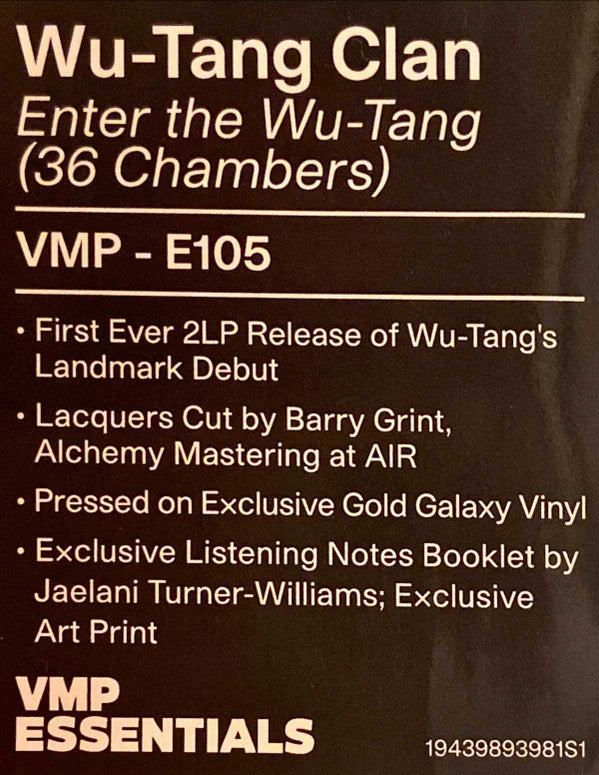Enter The Wu-Tang (36 Chambers) | Mint (M) Mint (M) Get Cheap Vinyl