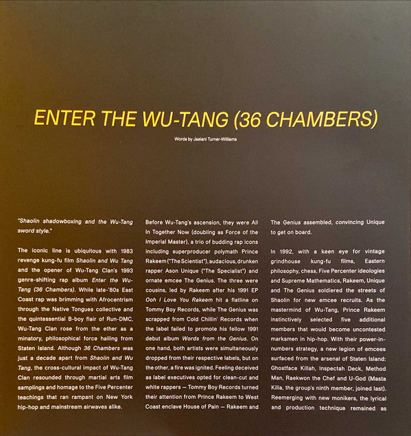 Enter The Wu-Tang (36 Chambers) | Mint (M) Mint (M) Get Cheap Vinyl