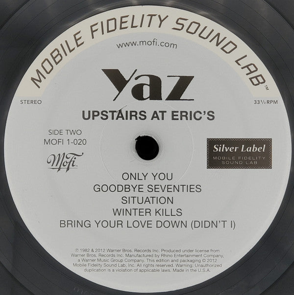 Upstairs At Eric's (MFSL VINYL) | Mint (M) Mint (M) Get Cheap Vinyl