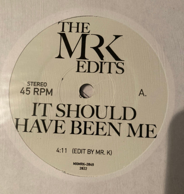 It Should Have Been Me / Brand New Lover (7" VINYL) | Mint (M) Generic Get Cheap Vinyl