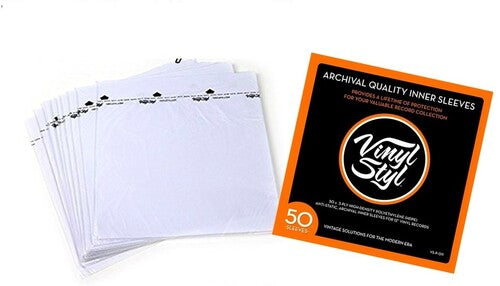 Archival Quality Inner Sleeves - 50 Count | Get Cheap Vinyl