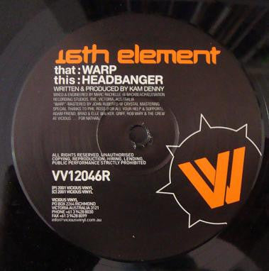 Warp / Headbanger | Very Good Plus (VG+) Generic Get Cheap Vinyl