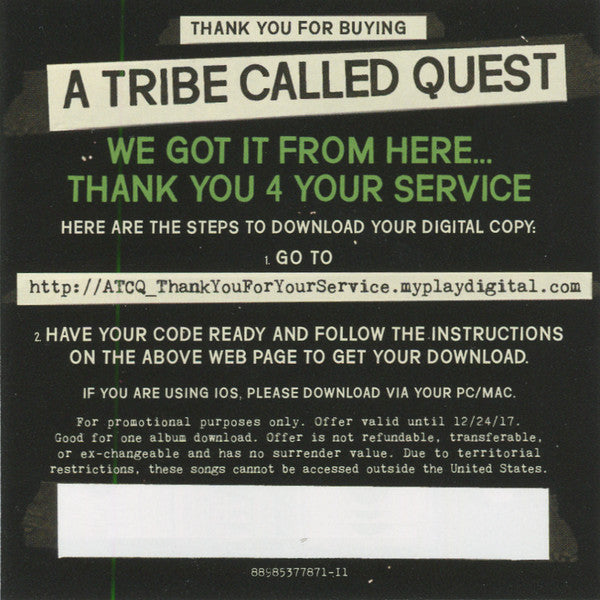We Got It From Here…Thank You 4 Your Service | Mint (M) Mint (M) Get Cheap Vinyl