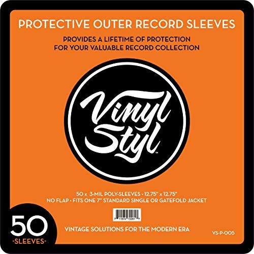 Protective Outer Record Sleeves - 50 Count | Get Cheap Vinyl