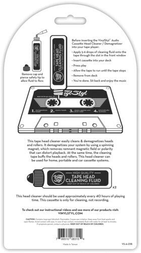 Audio Cassette Head Cleaner & Demagnetizer | Get Cheap Vinyl