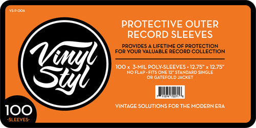 Protective Outer Record Sleeves - 100 Count | Get Cheap Vinyl
